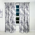 thumbnail image 2 of Designart 'Flower Pattern in Vintage Style' Modern & Contemporary Curtain Panel, 2 of 5
