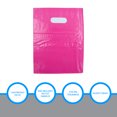 thumbnail image 4 of Hot Pink Merchandise Bags - Lightweight (9" x 12") - Pack of 1000 - Durable Plastic Gift Bags with Handles - Lightweight and Stylish Merchandise Bags for Shopping  Retail  Boutique  and Gifts, 4 of 5