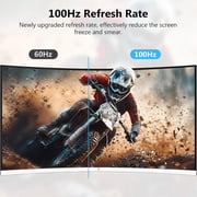 Z-EDGE U27C 27-inch Curved Monitor Full HD 1920x1080 100Hz 5ms VGA+HDMI Port