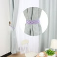 thumbnail image 6 of 4pcs Curtain Tieback 23" Holdback Decorative Rope Curtain Holders, Purple, 6 of 7