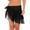 Black#, variant on LELINTA Womens Bikini Cover Up Mini Dress V Neck Loose Swimwear Bathing Suit Beachwear Swimsuit Sundress