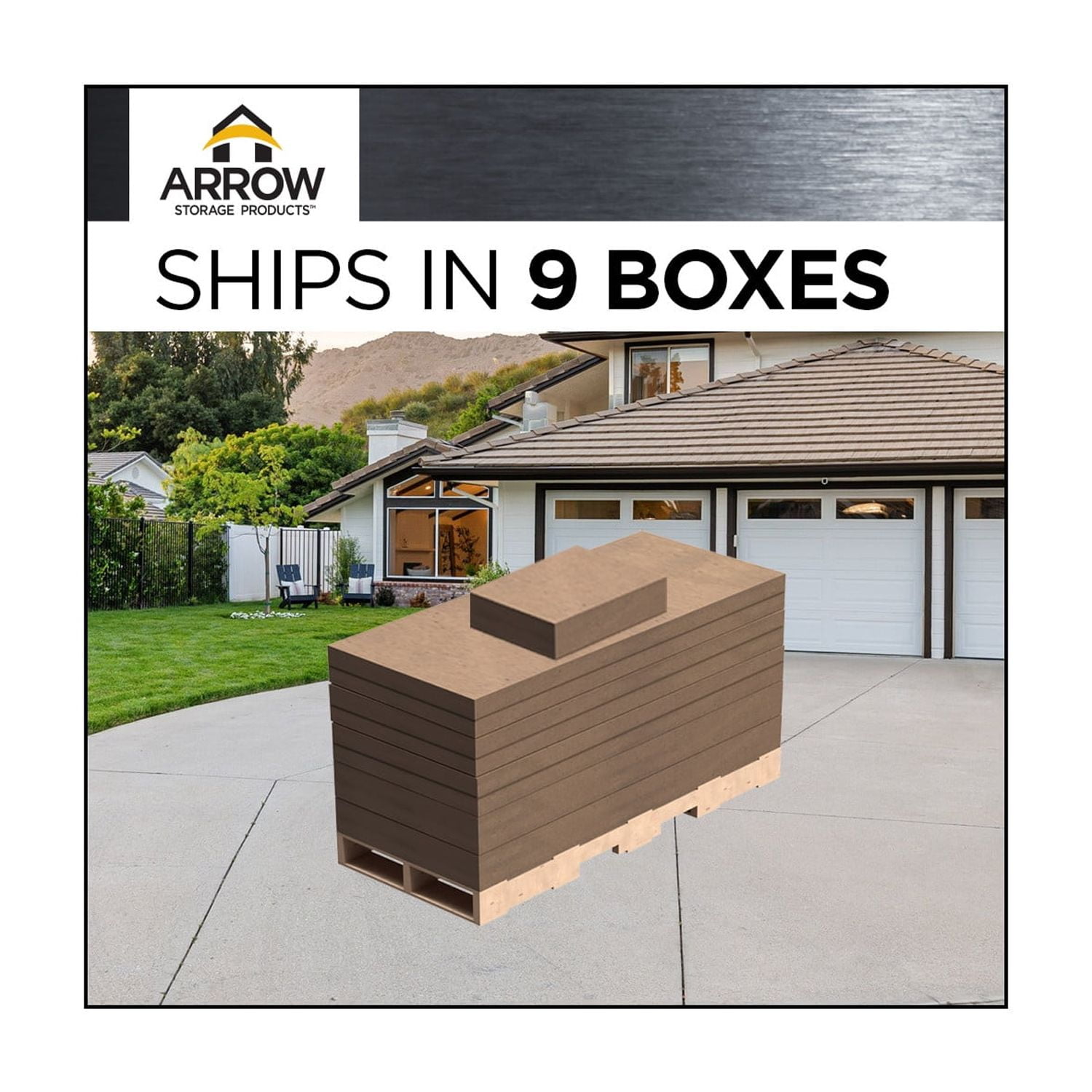 Arrow 14 x 29 x 14 ft Eggshell RV Carport