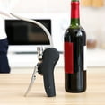 thumbnail image 3 of Vertical Lever Corkscrew Wine Bottle Opener - Ergonomic Handle - Non-Slip - Multifunctional Quick Open Beverage Bottle Tool - Essential Home Bar Supplies, 3 of 7