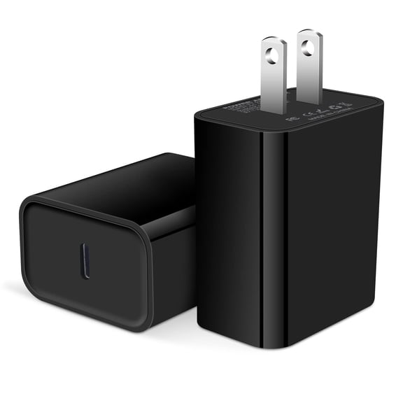 can 20w dual usb c charger, universal type c wall adapter, charger for samsung galaxy, usb c charging block for iphone pixel, portable travel charger