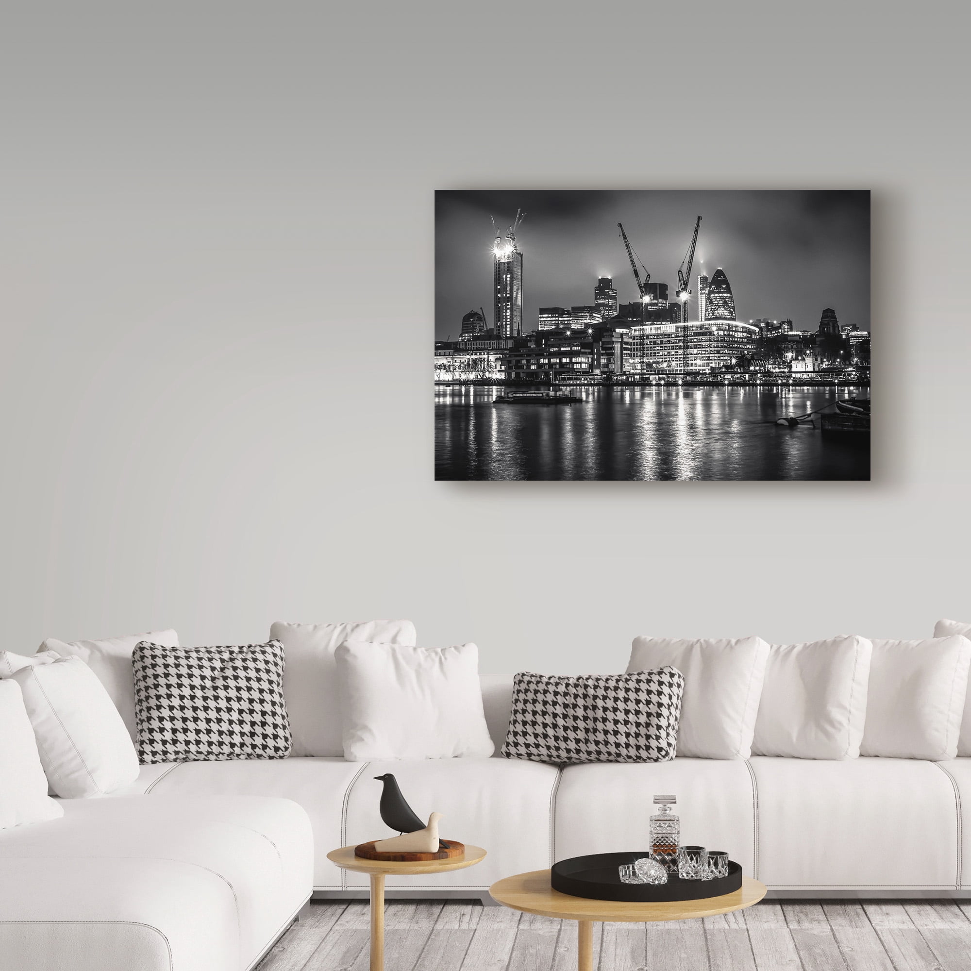 Trademark Fine Art 'Industrial Cityscape' Canvas Art by Giuseppe Torre