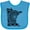 Turquoise, variant on Inktastic Minnesota Silhouette Mandala Boys or Girls Baby Bib