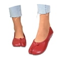 thumbnail image 3 of Ballet Flats Shoes for Women Dressy&nbsp;Dance Class Red Tabi Ballet Slippers, 3 of 8