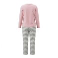 thumbnail image 3 of Pijama Simply Basic para Dama Playera Manga Larga con Pantalón Multicolor Talla G 2 Piezas, 3 of 4