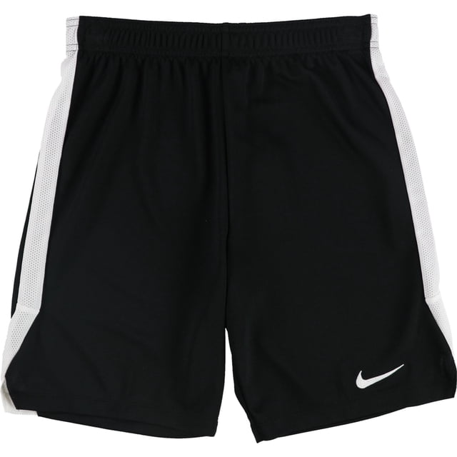 Nike Boys Hertha II Unisex Athletic Workout Shorts, black, Big Kids (8-20), XS