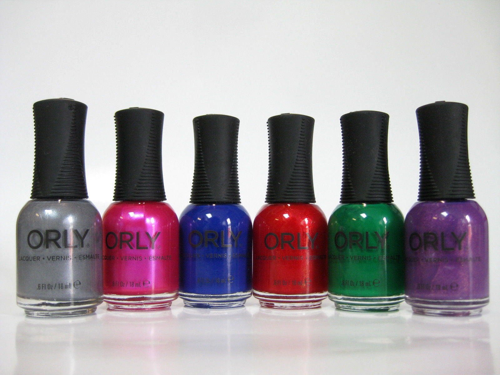 Orly Sunset Strip Collection 6 PIX Nail Polish Lacquer Full Set .6 Fl ...