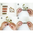 thumbnail image 3 of 300Pcs Color Coded Coinss Wrapper, Thick Paper Tube for Coinss Storage for Manual Filling Automatic Coinss Counter Machines Use, 3 of 7