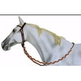 thumbnail image 3 of Pro Rider Hand Braided Multicolored Nylon Horse Barrel Reins w/ Snaps 607152, 3 of 5