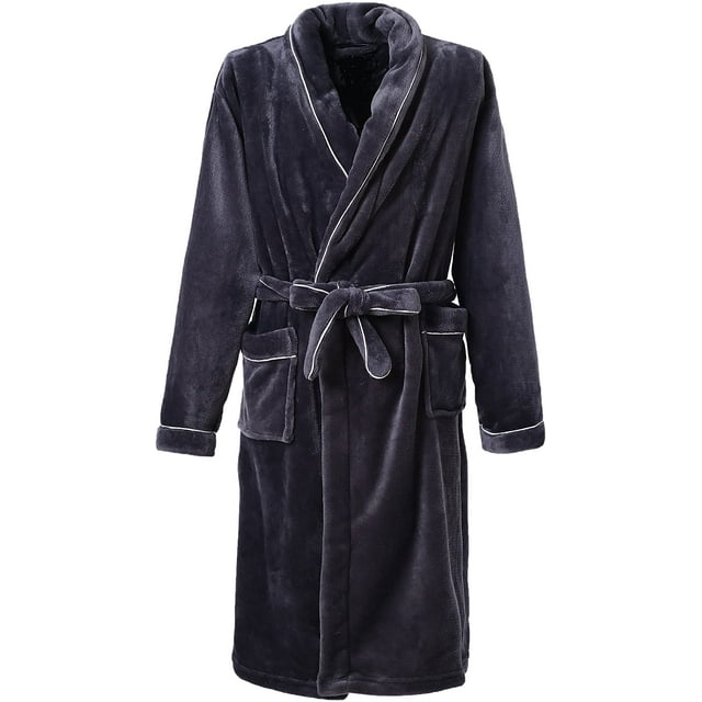 Richie House Womens Plush Soft Warm Fleece Bathrobe Robe RH1591