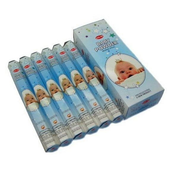 Hem Baby Powder Incense, 120 Stick Box