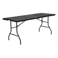 thumbnail image 1 of Mesa Tablon Plegable EKE Life Home Jardin Exterior Portatil Negro 180cm, 1 of 7