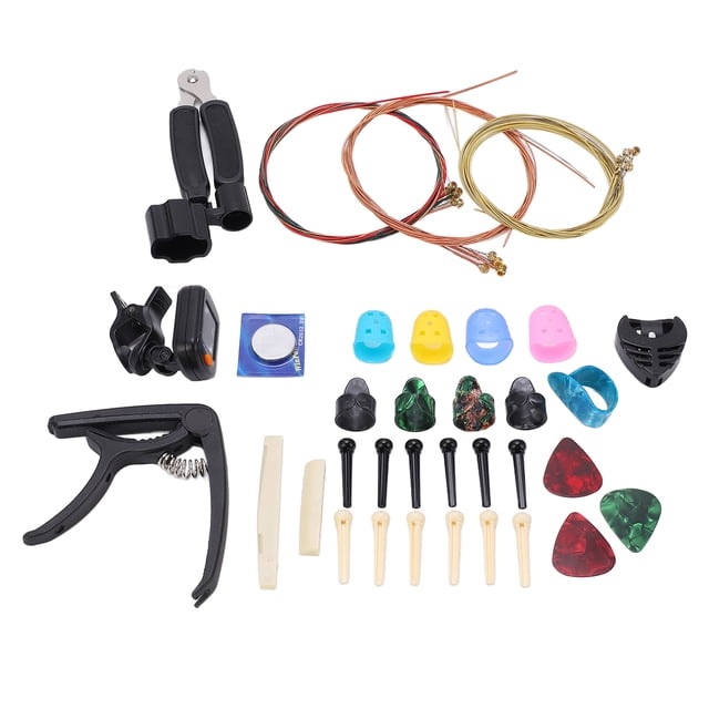 Kit de accesorios para guitarra ANGGREK universal diagrama de acordes