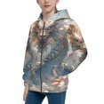 thumbnail image 2 of Kdxio Cool Cloud White Dragon Pattern Kids Boys Girls Zip Up Hoodie 3D Printed Hooded Sweatshirt Hoody Coat with Pocket 7-12 Y-Medium, 2 of 6