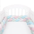 thumbnail image 1 of Parachoques para cama de bebé de 2 metros cuna trenzada infantil almohada de parachoques cojín con nudo trenzado cuna con parachoques Protector de parachoques decoración ANGGREK  Otros, 1 of 8