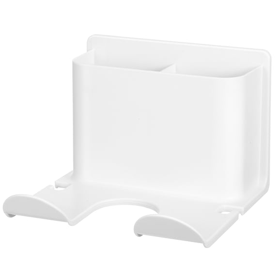 SEWCHICS Hair Drying Holder Hair Dryer Shelf Wall Mount Plastic Bathroom Use 1 Set