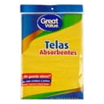 thumbnail image 1 of Telas absorbentes Great Value   para cocina 3 pzas, 1 of 4