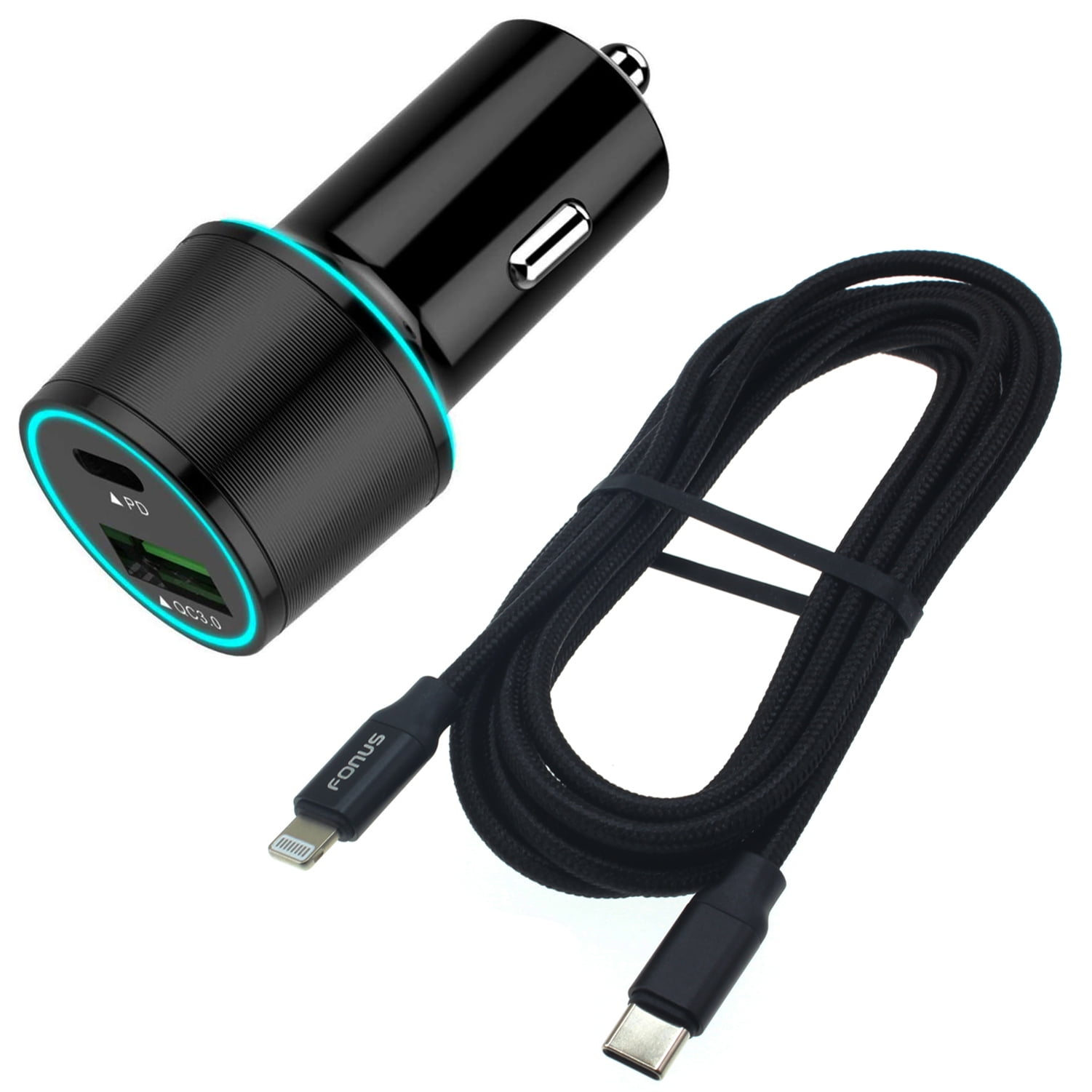 36W Quick Car Charger for iPhone 14/14 Pro/Pro Max/13/13 Pro/Pro Max/12