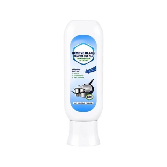 Pot Cleaner Black Stain Remover – 7.05OZ Descaler for Cookware, No-Scratch Polish for Pots Pans Ovens, Suitable for Stainless Steel Ceramic Enamel