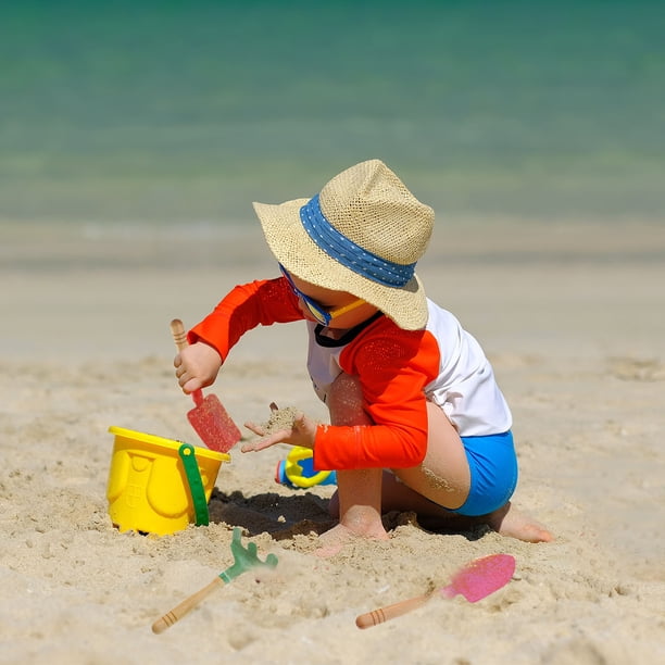 Lot de 4 tamis à sable en plastique pour jardin, parc, plage, bac à Lot de 4 tamis à sable en plastique pour jardin, parc, plage, bac à