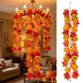 thumbnail image 6 of EWASWON Fall Artificial Maple Leaf Vine Garland, Halloween Harvest Hanging Faux Foliage for Home Festival Decor, 6 of 8