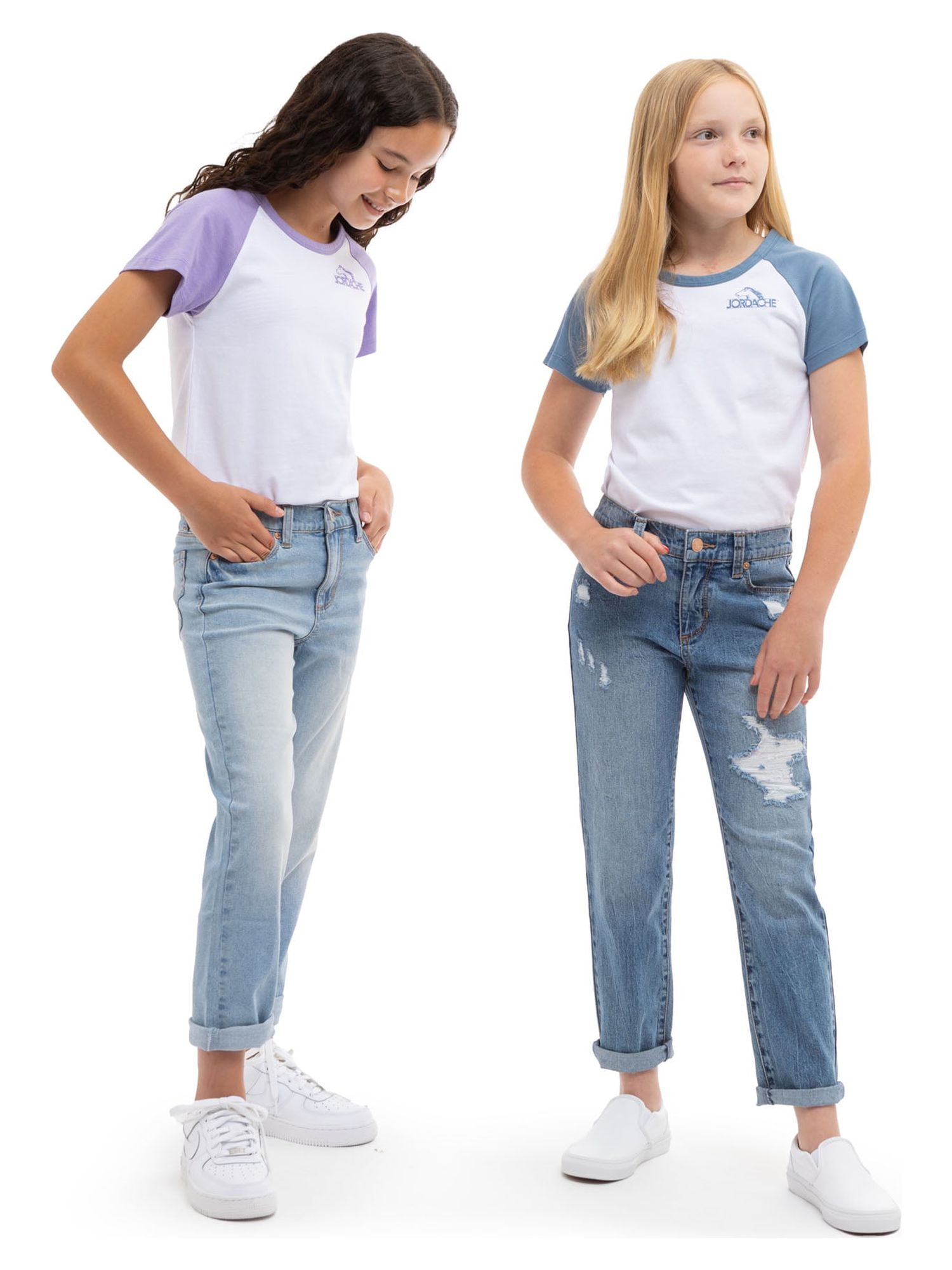 Jordache Girls High Rise Girlfriend Jean, Sizes 5-18