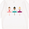thumbnail image 3 of Inktastic Little Ballerina Trio Toddler Sweatshirt, 3 of 4