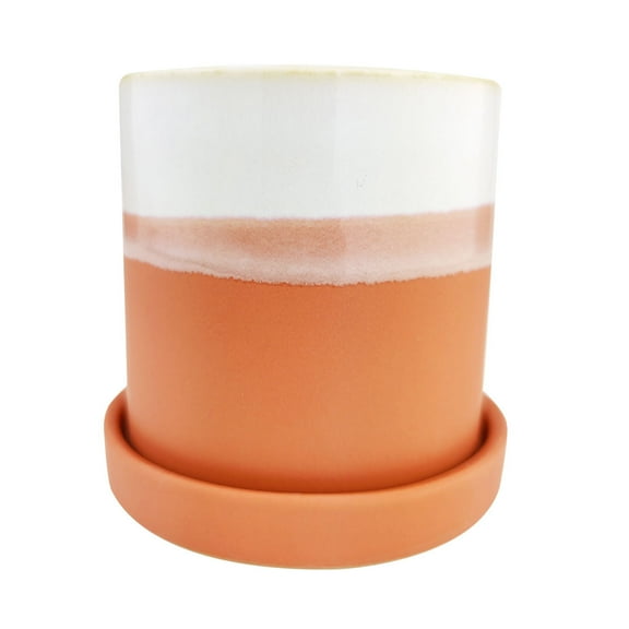 Dawn Pot - High Quality Ceramic Pot for Succulents and Cacti - Home Office Decoration