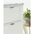 thumbnail image 4 of Miseno Mcpep1100 Mulberry 1" Center To Center Finger Cabinet Pull - Black, 4 of 4