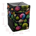 thumbnail image 5 of Snail Mini Trash Can Car Garbage Can Car Trash Can Foldable with Lid Leak-Proof Hanging Storage Bag, 5 of 6