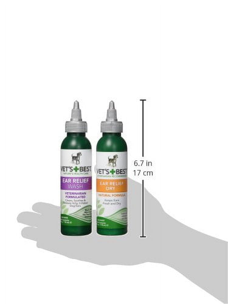 Vet's best ear relief top wash & dry for dogs