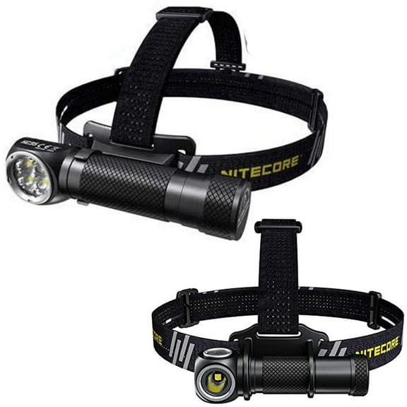 Combo: Nitecore HC35 Rechargeable LED Headlamp -2700Lm w/ UT32 Dual Emitter Headlamp