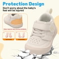 thumbnail image 3 of JOINFREE Baby Shoes Girls Boys Wide Barefoot Sneakers Infant First Walking Shoes, 3 of 6
