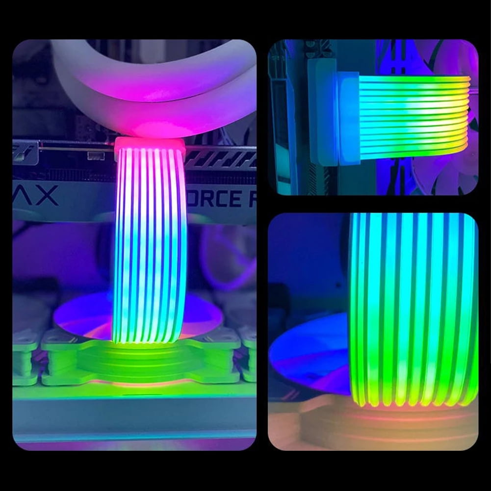 RGB Power Extension Cable Kit,ARGB Motherboard Power Supply Cable,5V