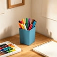 thumbnail image 1 of Plastic Pen Desktop organizer - Office Supplies Storage Caddy, Multicolor Stationery Holder, Green, JKODE, 1 of 6