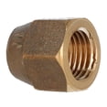 thumbnail image 3 of Pack De 3 Tuerca Flare Cluxer Bronce 1/4", 3 of 3
