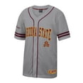 thumbnail image 2 of Men's Colosseum Gray Arizona State Sun Devils Free Spirited Baseball Jersey, 2 of 3