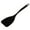Black, variant on Chef Craft 11" Long Melamine Turner Spatula Kitchen Utensil - White 3 Pack