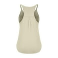 thumbnail image 6 of Smaickrr Summer Racerback Tank Tops for Women Workout Tops Yoga Shirts Athletic Running Tank Tops Sleeveless Gym Clothes T -Shirt Plus Size Cami Shirts Basic Sport Vest, 6 of 7
