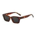 thumbnail image 1 of Lunettes de Soleil Carrées pour Femmes Mode Anti-UV Lunettes de Protection Style Rue Cadre en Plastique, 1 of 6