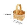 thumbnail image 4 of 10pcs Handheld Wedding Candy Basket Gift Storage Basket Wedding Party Supply, 4 of 8