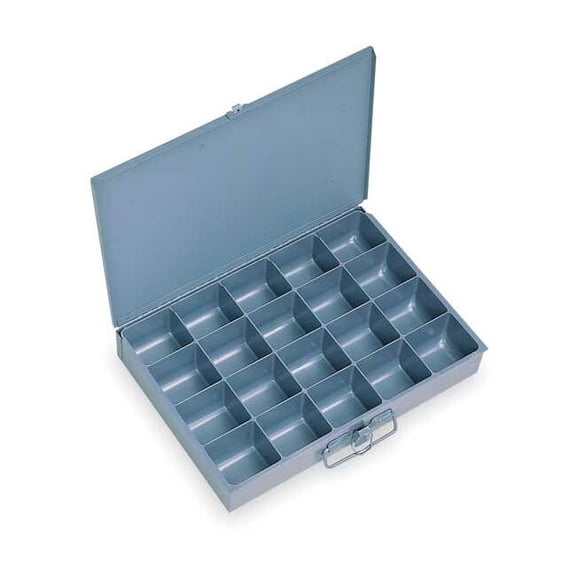 Steel, Compartment Drawer, 9 7/8 in D x 2 1/8 in H x 13 5/8 in W