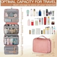 thumbnail image 3 of Neceser de viaje Elviros, organizador de maquillaje grande 3 en 1, 3 of 9
