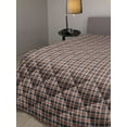 thumbnail image 2 of Checkered Down Alternative Comforter, Irish Tartan Plaid Motifs in Christmas Colors Geometrical Stripes, Microfiber Quilt for All Season, 5 Sizes, Emerald Yellow Vermilion, by Ambesonne, 2 of 3