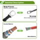 thumbnail image 2 of Cables de batería de inversor de 4 pies con terminal de 5/16" Lug de 7 AWG, cobre estañado, 1 pieza, color negro, 2 of 7