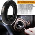 thumbnail image 2 of 90311-47027 Differential Carrier Front Seal, 90311-47013 Front Drive Axle Shaft Oil Seal Set, Drive Axle Shaft Seal for Toyota 4Runner Sequoia Tundra Tacoma, for Lexus GX460 LX570, 2 of 7
