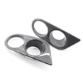 thumbnail image 2 of 51112695255, 51112695256 2-Hole Fog Lamp Bezel Lower Center Grille Front Bumper Grille Car for 3 Series E46 M3 01-06, 2 of 5